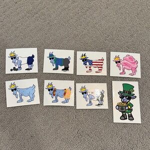 GOAT USA sticker bundle - set of 8!